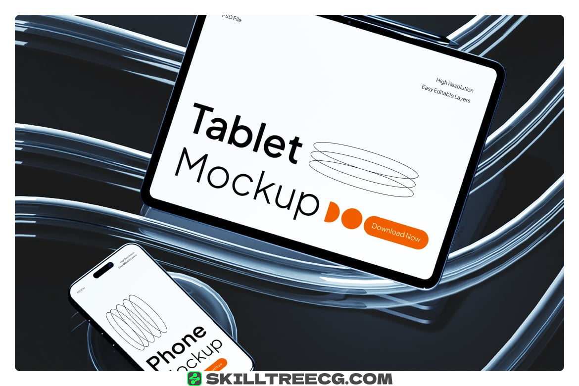 图片[3]-Clear Blue Multiple Device Mockup（080323）-技能树